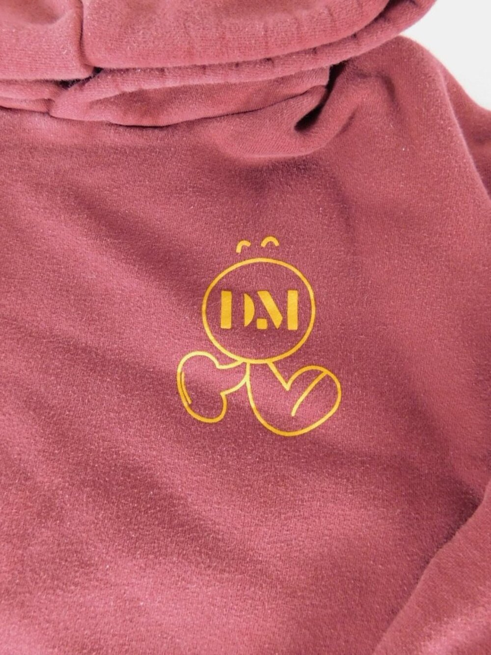 Dancemakers Hoodie Mens XL Red Kick Off Your Shoes Graphic Fleece Pullover - Picture 3 of 8